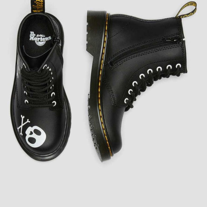 Dr Martens Kids - 1460 Junior X Bones With Zip LAST SIZE UK 10 KIDS