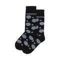 Image of right foot, side on of Dr Martens Polka Dots Socks for 8 Ups or Shoes-Foot Forward Shoes
