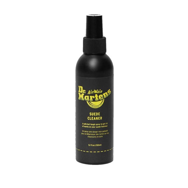 Image of right foot, side on of DR Martens Suede Cleaner for Boots & Shoes-Foot Forward Shoes