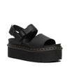 Dr Martens Voss Quad Single Strap Platform Sandal Black