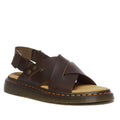 Image of the right foot side on of Dr Martens - Zane Brown Brando Leather Sandal with Back Strap
