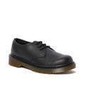 Image of right foot, side on of Dr Martens kids - 1461 J Lace Up School Shoe Black Juniors-Foot Forward Shoes