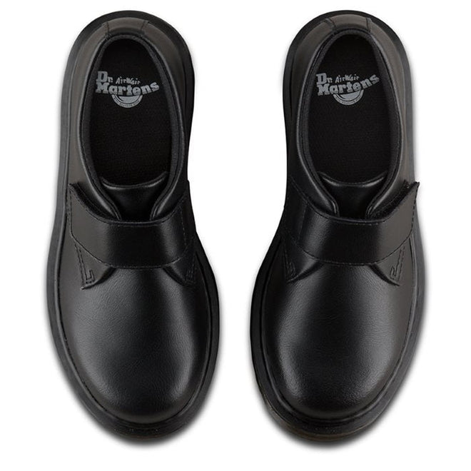 Dr Martens Kids - Kamron II Mono Velcro Junior Black School Shoe uk10-3