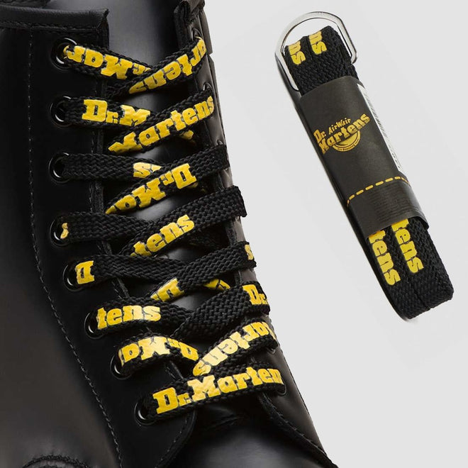 Dr Martens 140cm Flat Logo - 8 Eye
