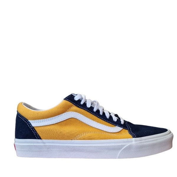 Tênis Vans Old Skool (Classic Sport) Dress Blue/Saffron (Amarelo