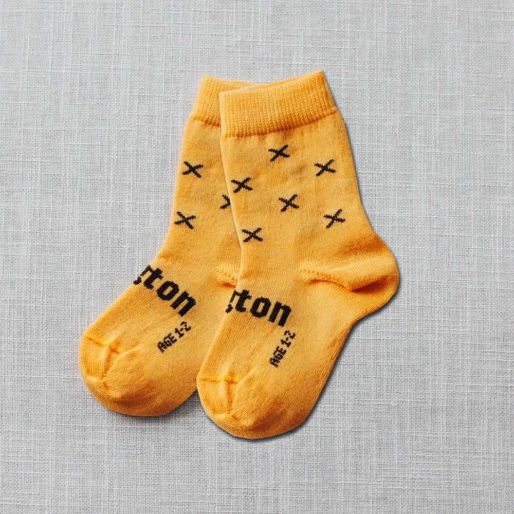 Lamington Butterscotch Crew Merino Wool Socks