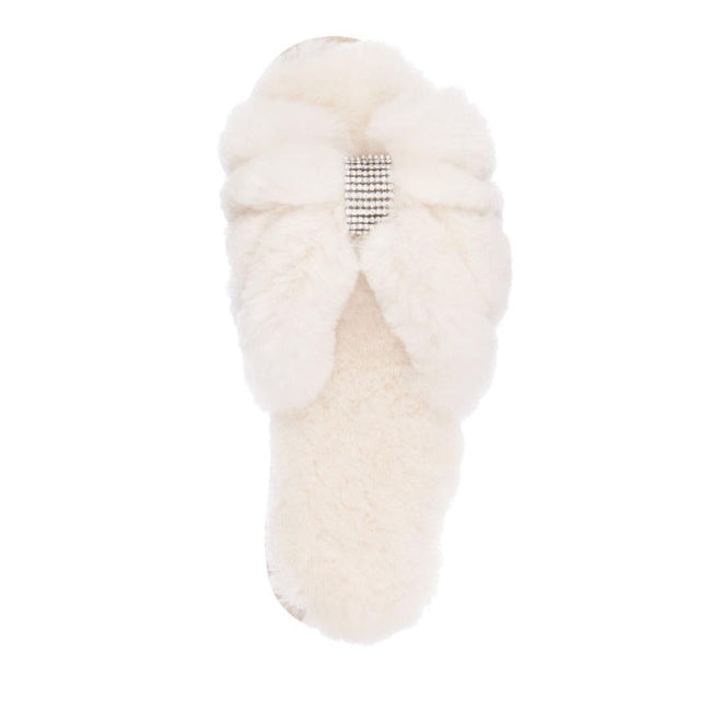 EMU Women's Corella CRYSTAL Natural Luxurious Sheepskin Scuff Slipper