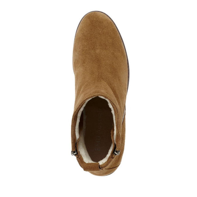 EMU Ginan Suede Waterproof Ankle Boot Chestnut