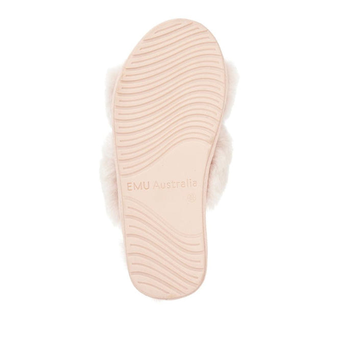 EMU Women's Mayberry Frost Musk Pink Luxurious Sheepskin Scuff Slipper