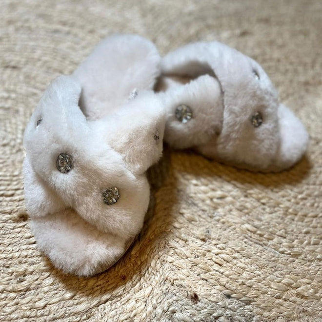 EMU Women's Mayberry GEMS Natural Luxurious Sheepskin Scuff Slipper