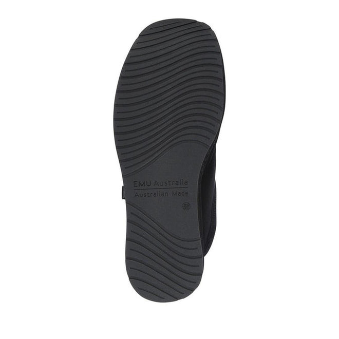 EMU Mens Platinum Esperance Scuff Slipper Slip On Sheepskin Unisex Black