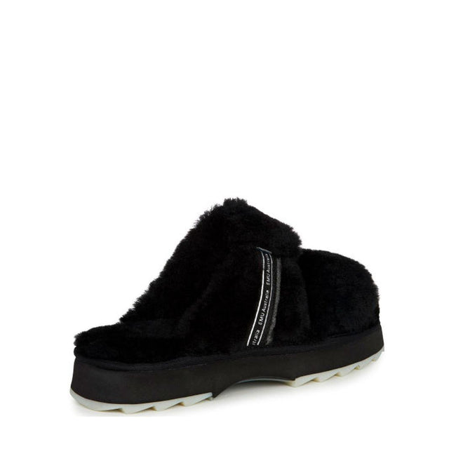 EMU Women's Wobbegong Black Sheepskin Scuff Slipper