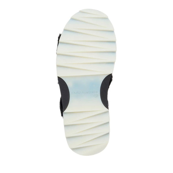 EMU Women's Wobbegong Black Sheepskin Scuff Slipper