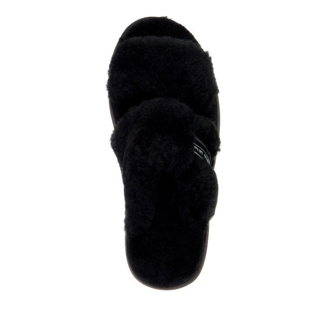 EMU Women's Wobbegong Black Sheepskin Scuff Slipper