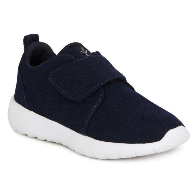 EMU - Kids  Moreton Velcro Trainer Midnight Navy Wool Fabric