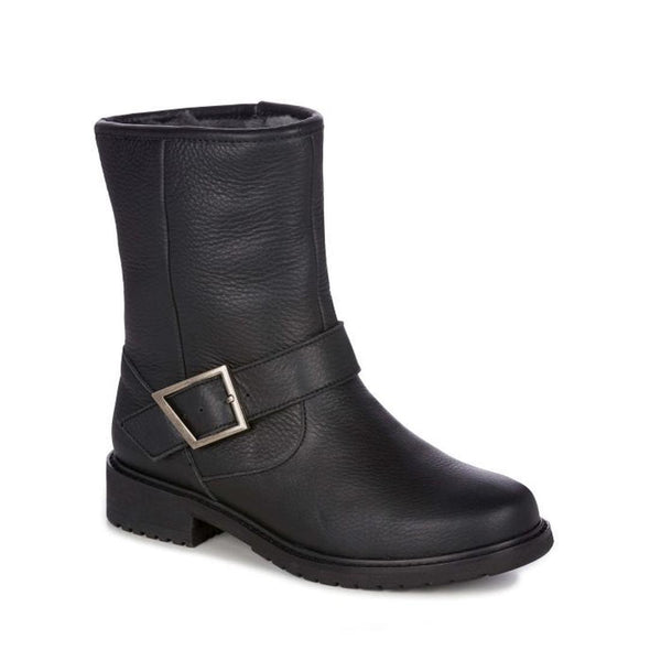 EMU Womens Waterproof Duke Black Sheepskin Boot W11898 On Sale