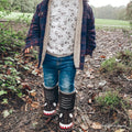 EMU Kids Little Creatures Brown Dinosaur Wool  Boot