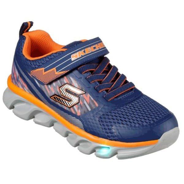 Skechers Boys Hypno Flash Tremblers Navy Light Ups Toddlers