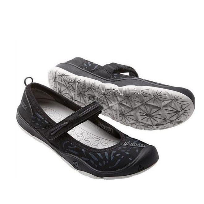 Keen Moxie Mary Jane shoe Black Grey Toe Buffer
