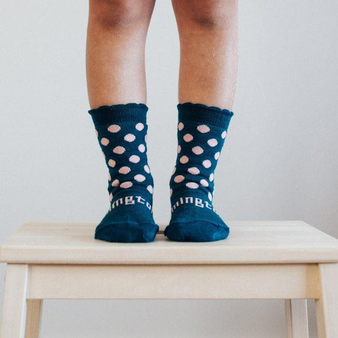 Lamington crew shorter kids merino socks