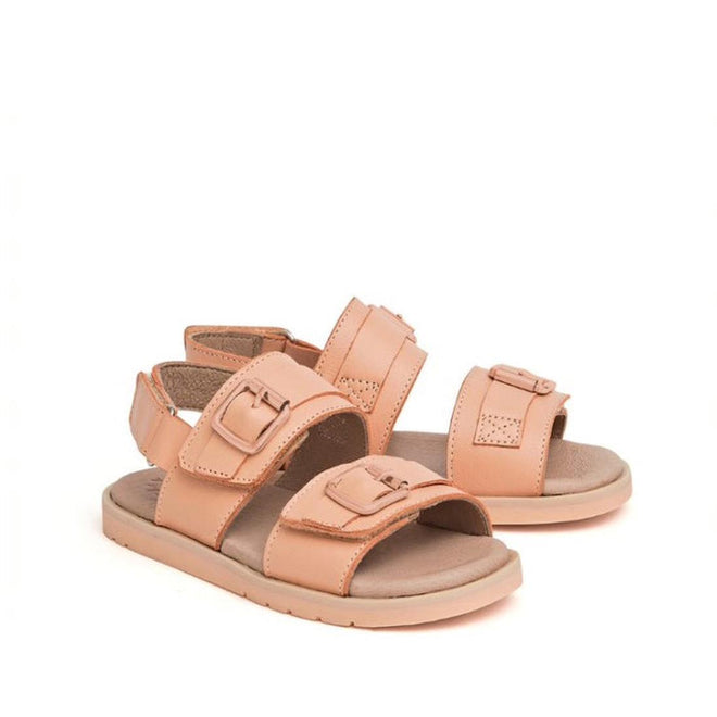 Pretty Alex Leather Sandal Coral 27-28 CLEARANCE NOT RETURNABLE
