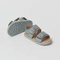 Pretty Brave Alex Leather Sandal Seaform Blue sizes 29-33 CLEARANCE NOT RETURNABLE