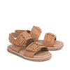 Pretty Alex Leather Sandal Tan 27-28