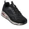 Skechers Uno 2 Golden Trim White Spot-tastic Black Leopard