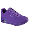 Skechers Uno Night Shades Womens Trainer - Purple LAST ONE Clearance