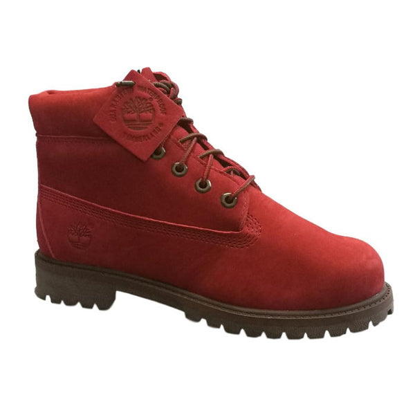 Red timbs womens sales