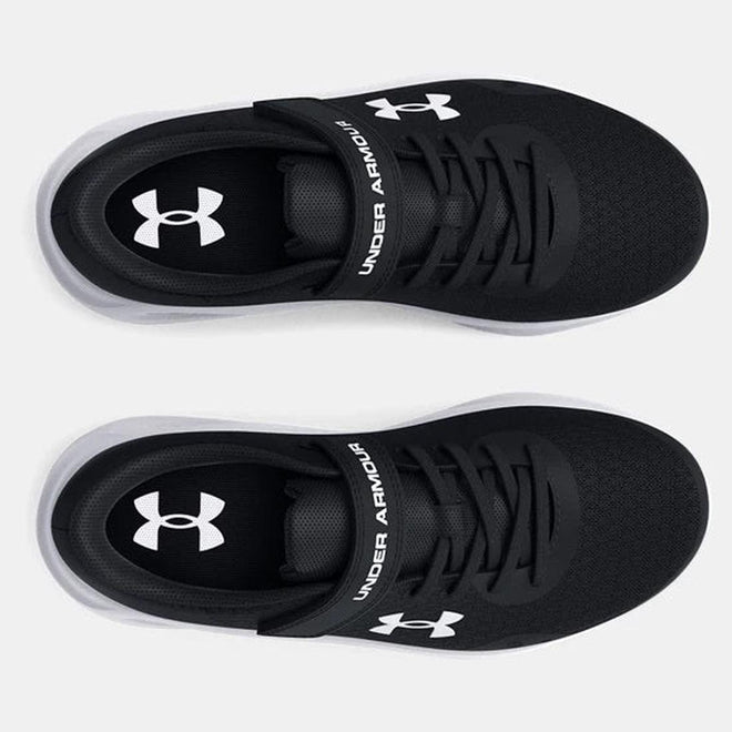 Under Armour Kids Pursuit Running Shoe Black/White