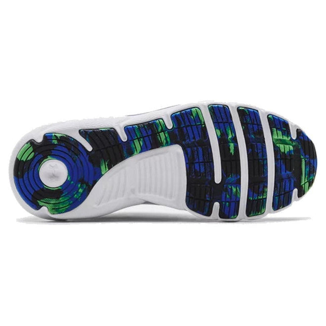 Under Armour UA Assert 9 Youths Black Blue Lace Up