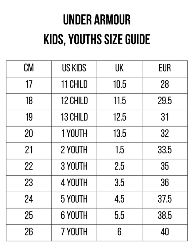 Under Armour Kids Pursuit Running Shoe Black/White